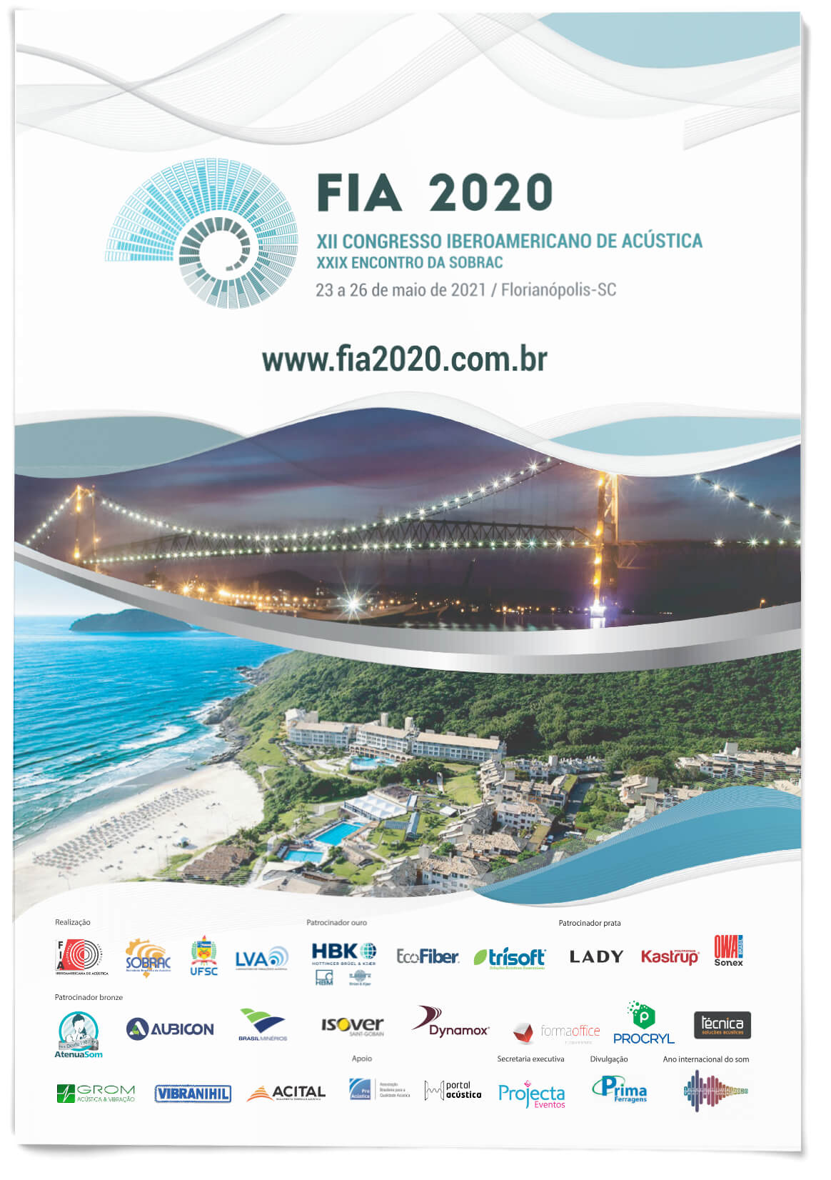 Capa - Chamada FIA 2020 e Encontro da Sobrac (Acústica e Vibrações 52)