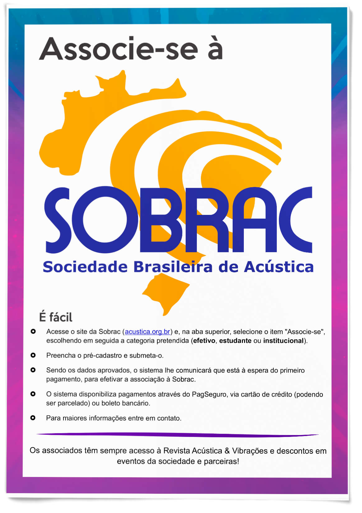 Capa - Associe-se à Sobrac e Regionais Sobrac